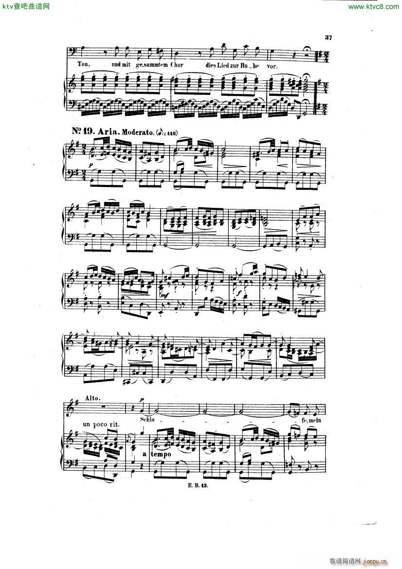Bach JS BWV 248 Christmas Oratorio No 19 23(V)1