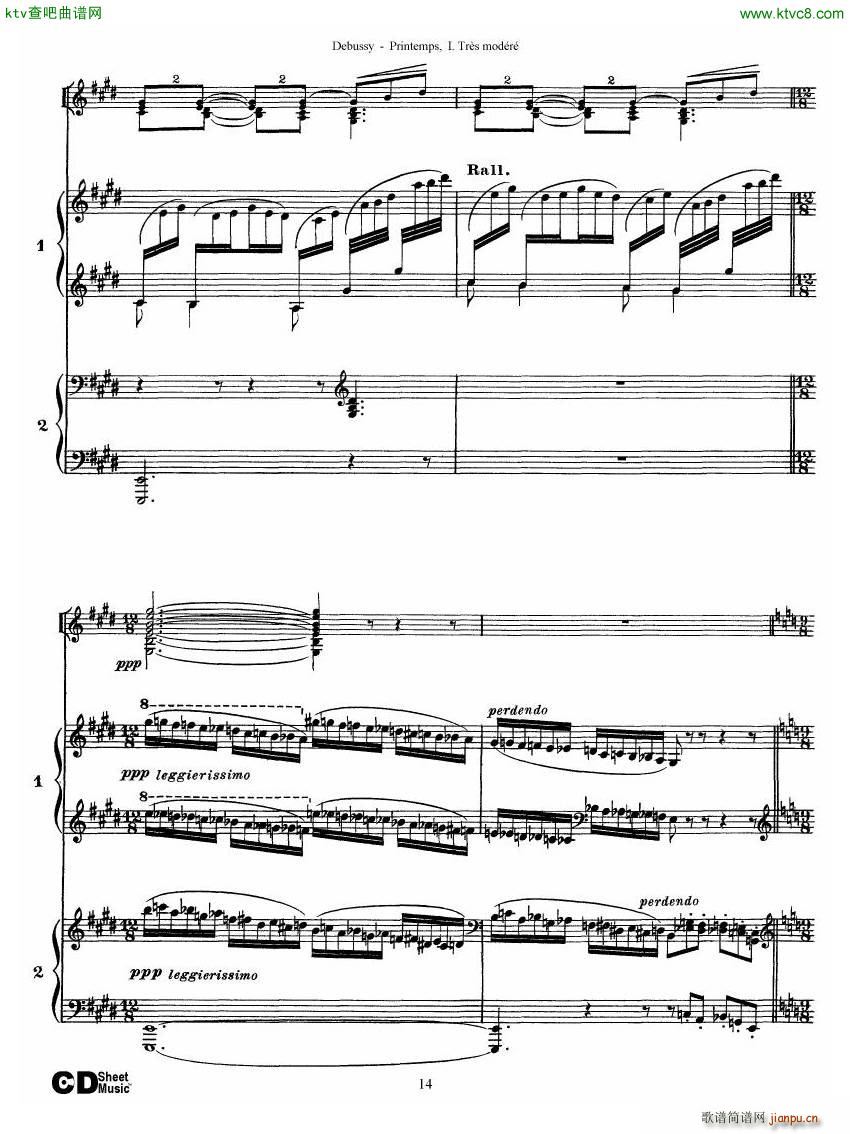 Debussy Printemps I(V)14