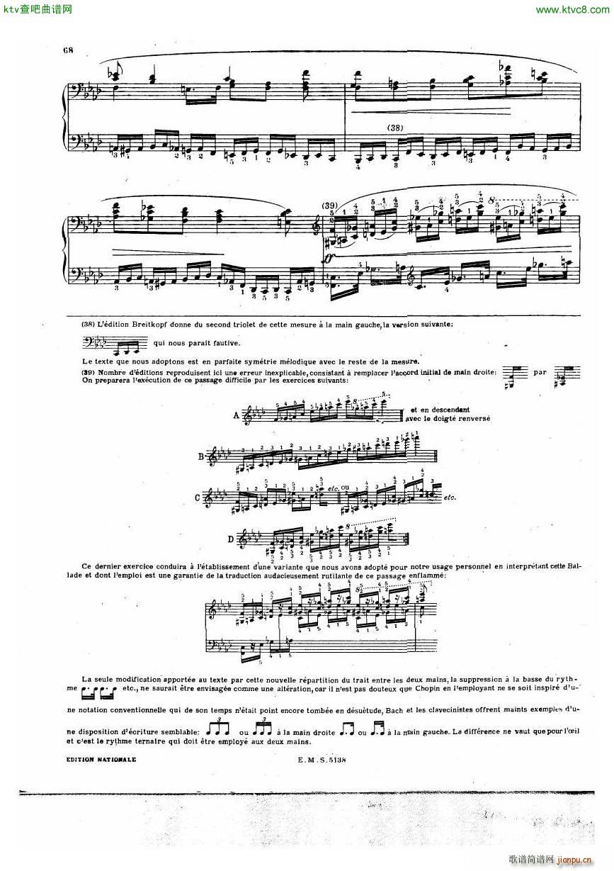 Chopin Cortot 4 Ballades (V)27