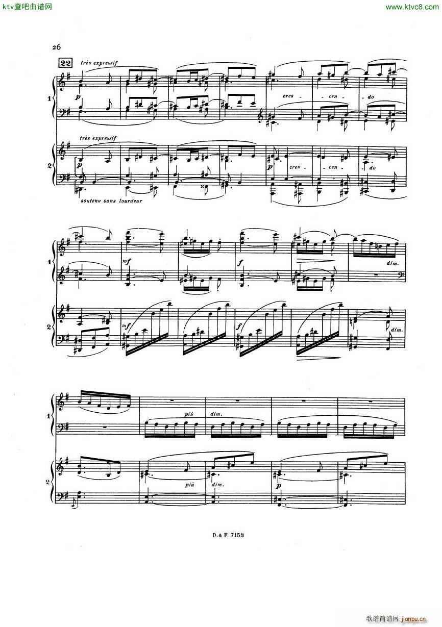 busser debussy Petite Suite 2P(V)26