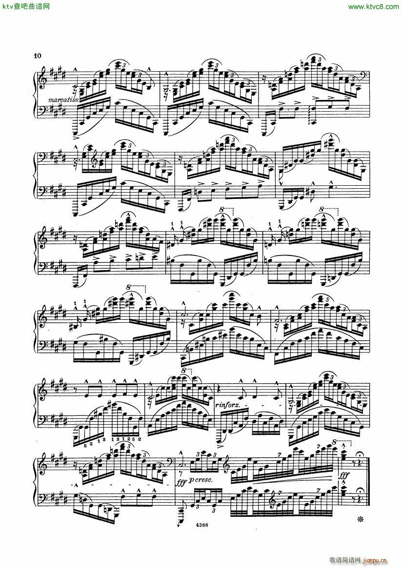 Bortkiewicz Op29 12 Etudes Nouvelles Book 1(V)9