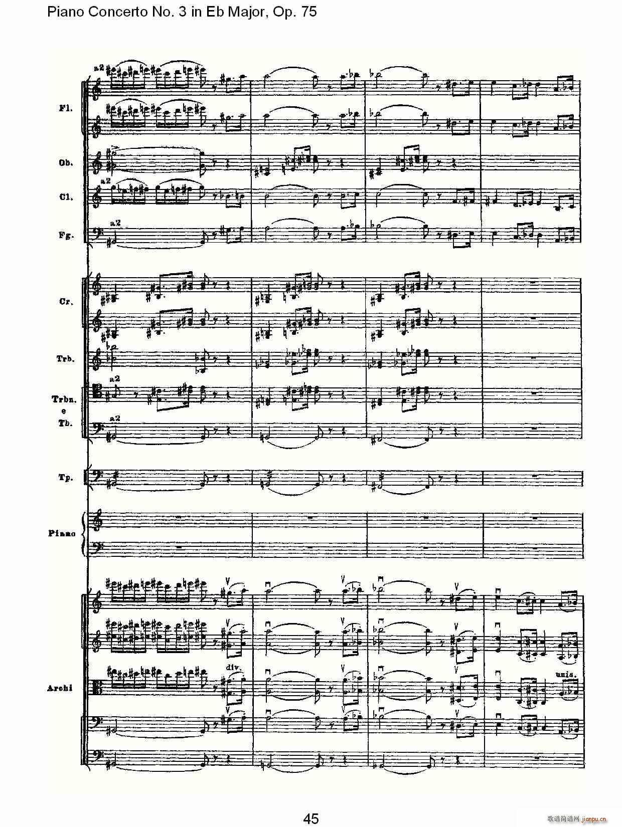 Piano Concerto No.3 in Eb Major, Op.75(V)15