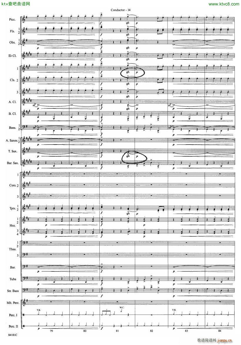 Anderson Sleigh Ride full score(V)15