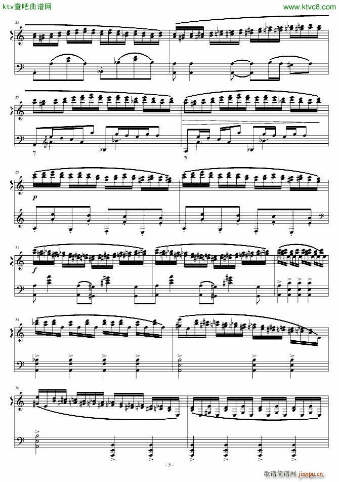 Etude in A Minor(V)3