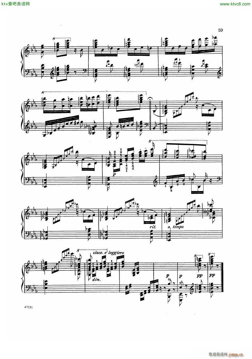 Delibes Joseffy Pizzicato Polka Sylvia(V)9