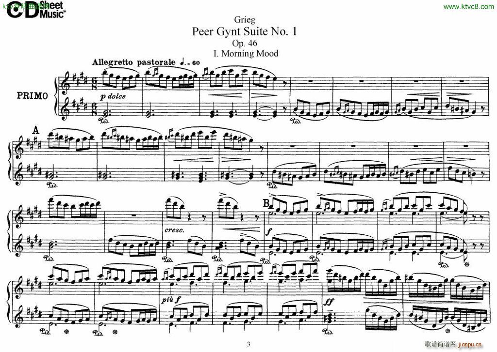 Peer Gynt Suite No 1(V)3