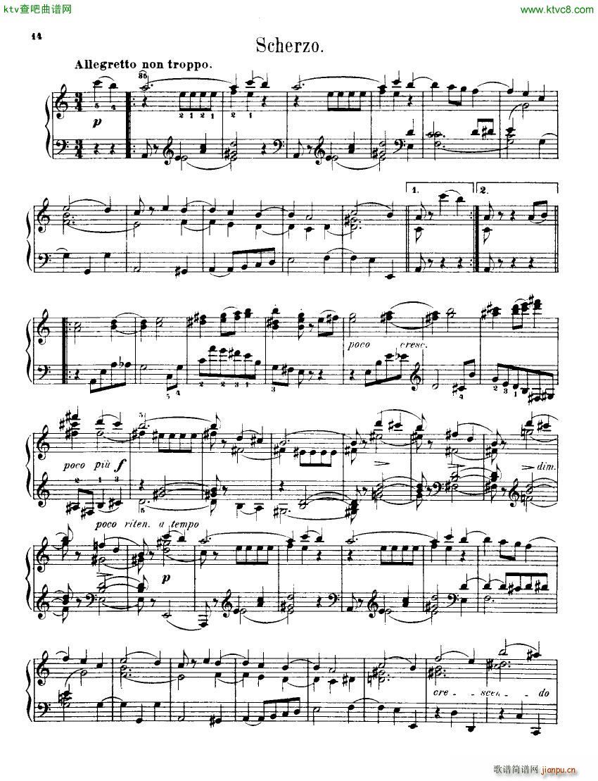 Indy Petite Sonate dans la forme classique op9(V)12