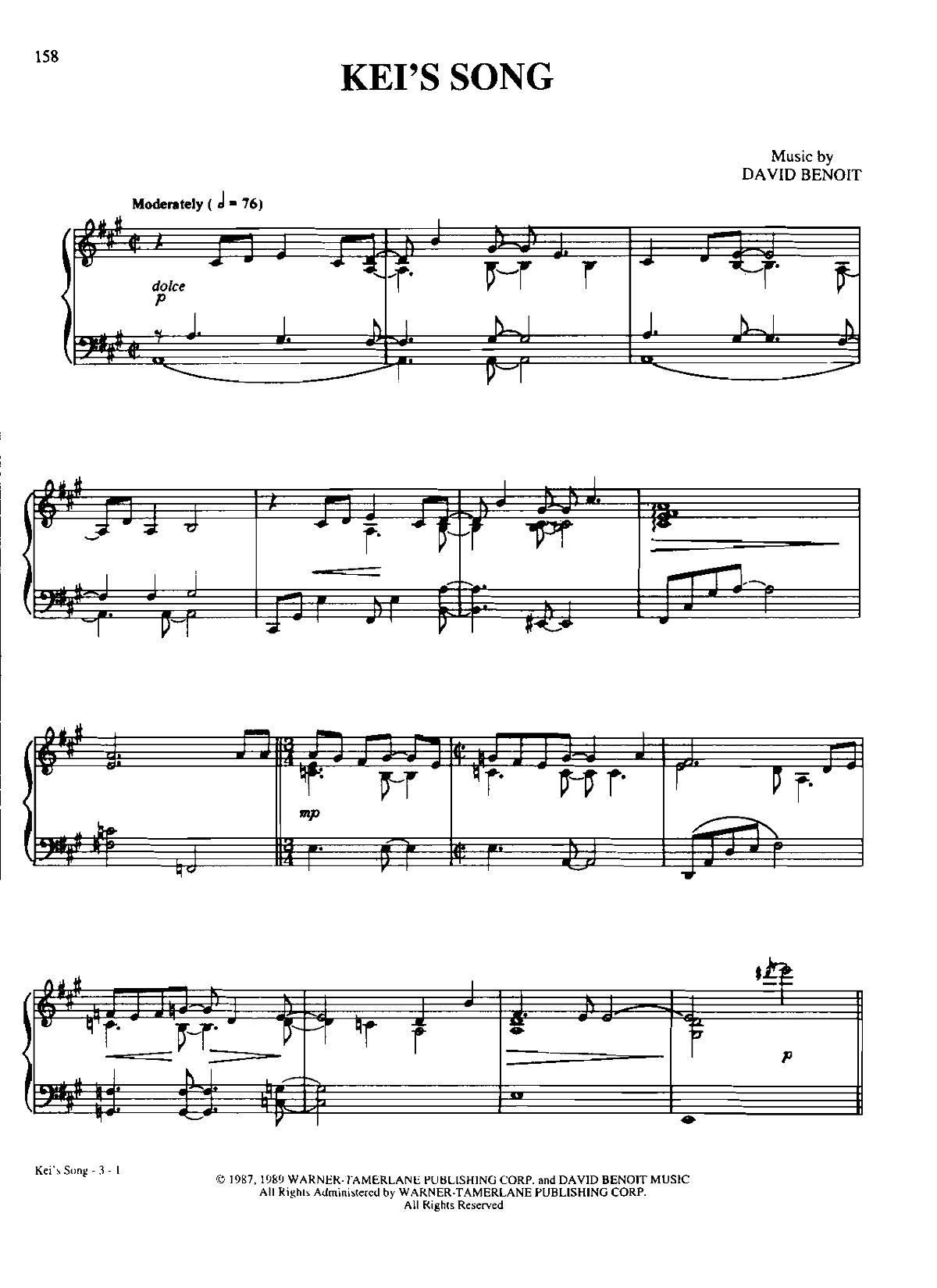 KEI S SONG Dan Coates {(dio) (V)1
