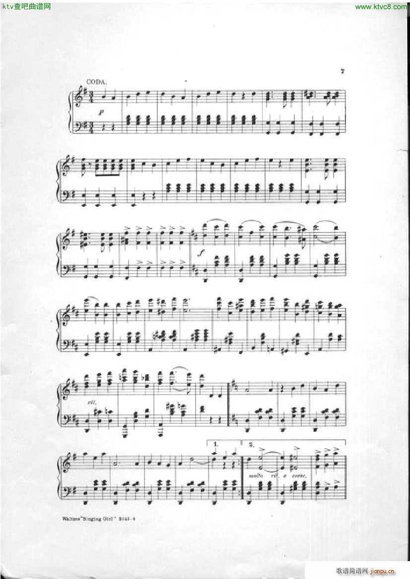 Victor Herbert The Singing Girl 1 Waltzes(V)5
