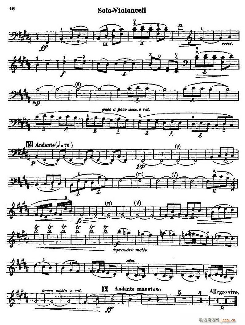CELLO CONCERTO in B minor(V)16