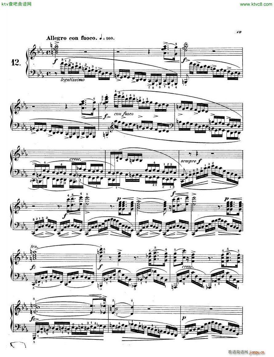 et10 12 in C minor Revolutionary etude(V)1
