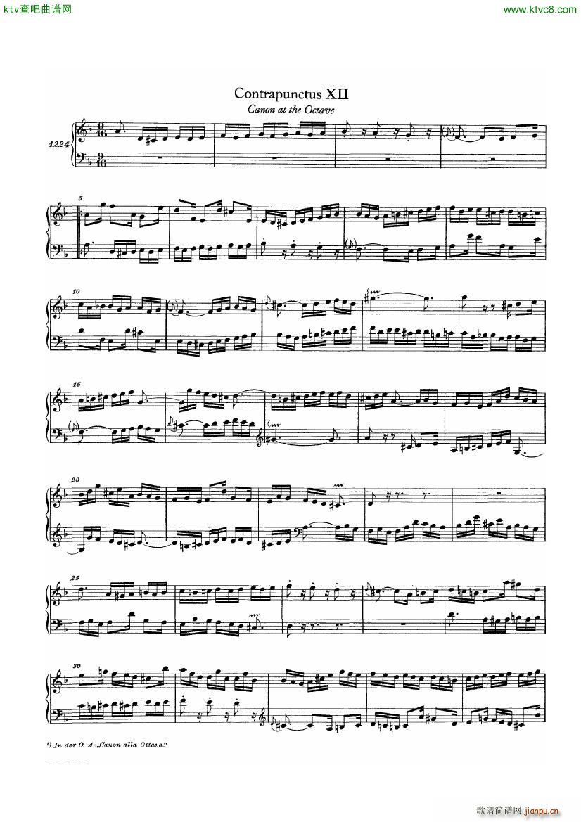 Bach JS BWV 1080 Kunst der Fuge part 2(V)11