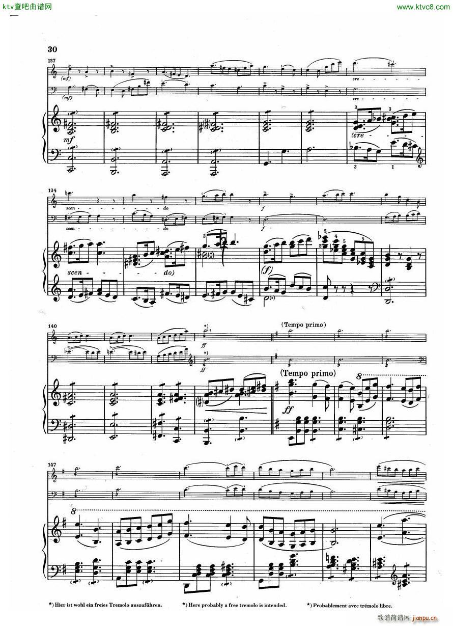 Debussy Trio en Sol(V)30