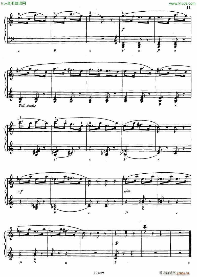 Hurnik piano etudes(V)8