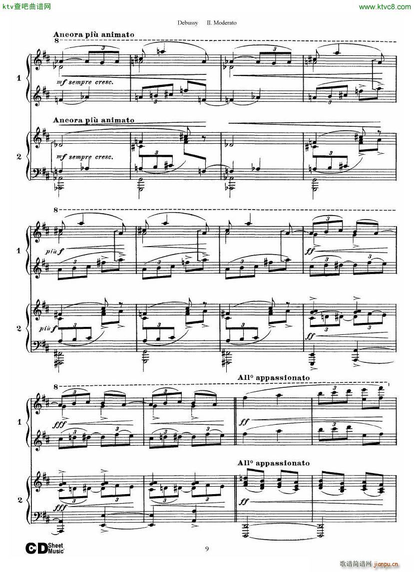 Debussy Printemps II(V)9