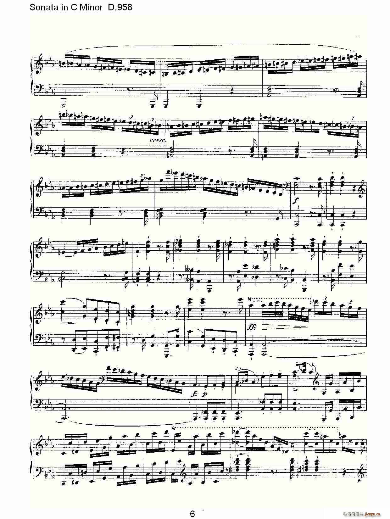 Sonata in C Minor D.958(ʮּ)6