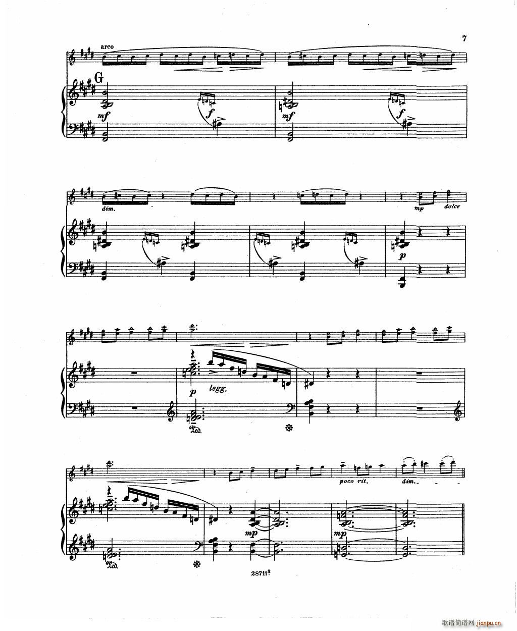 Bowen Humoresque for violin and piano(V)9