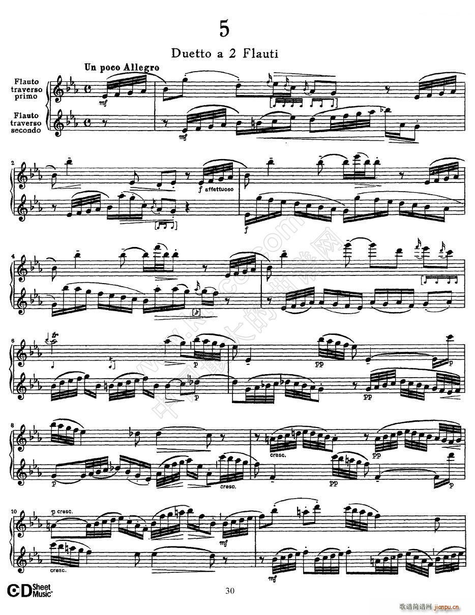 Six Duets 6׶ 5(V)1