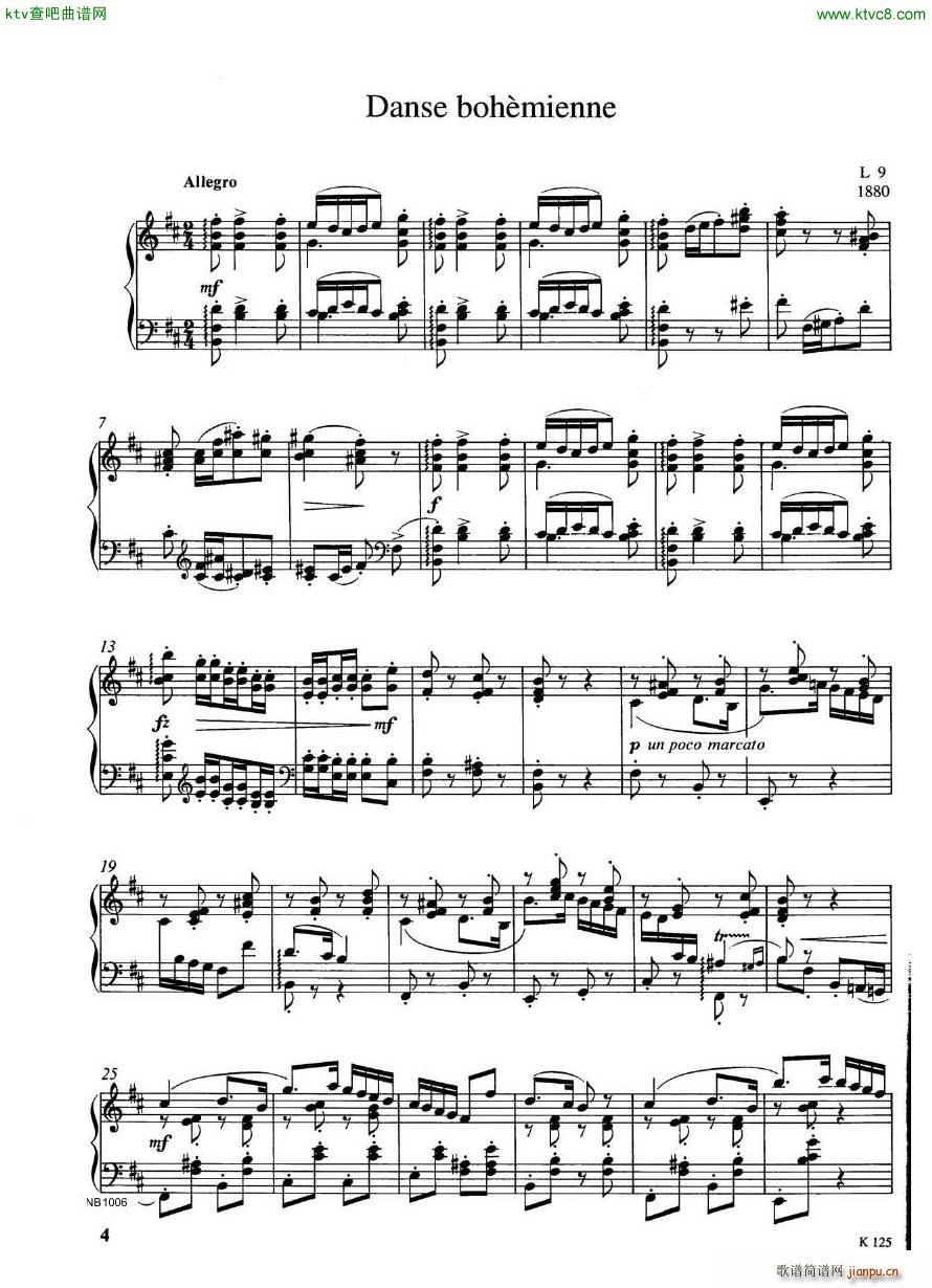 Debussy Danse Bohmienne pfr(V)1