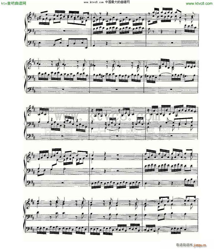 Prelude and Fugue in D Major BWV 532 LV(ʮּ)7
