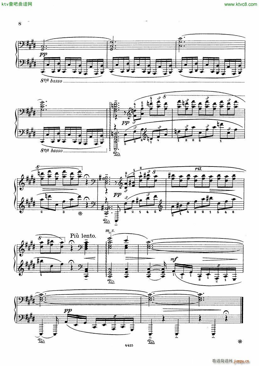 Bortkiewicz 10 Preludes Op 33(V)8