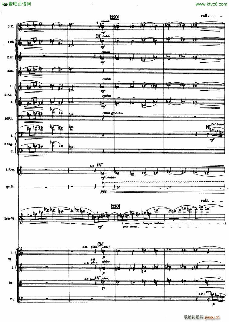 Berg Violin Concerto Score (V)14