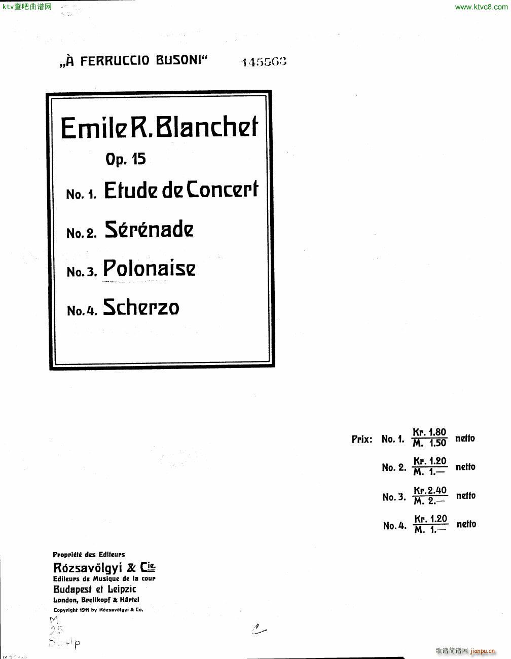 Blanchet Op 15 no 3 Polonaise(V)1