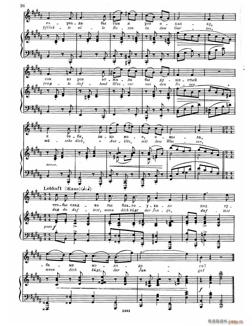 Brahms Songs(V)34