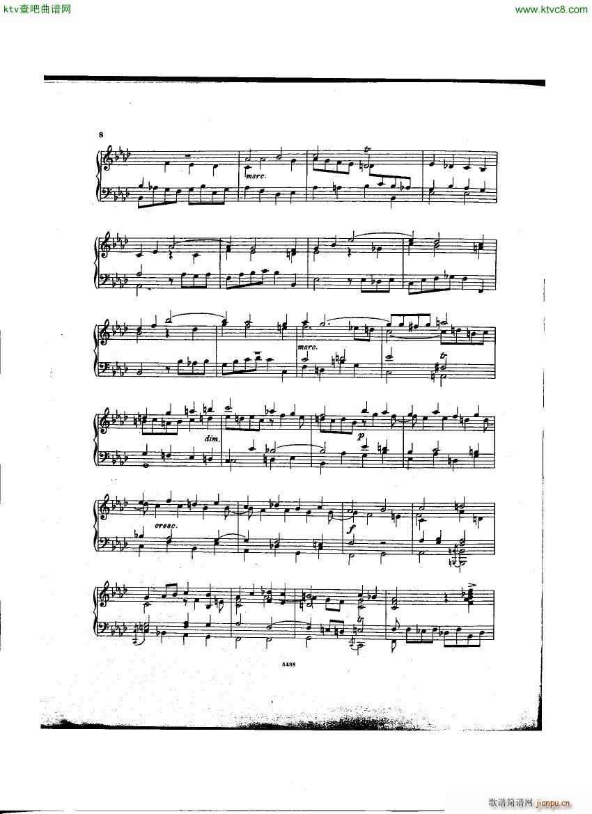 Bach D Albert Prelude and Fugue f min(V)8