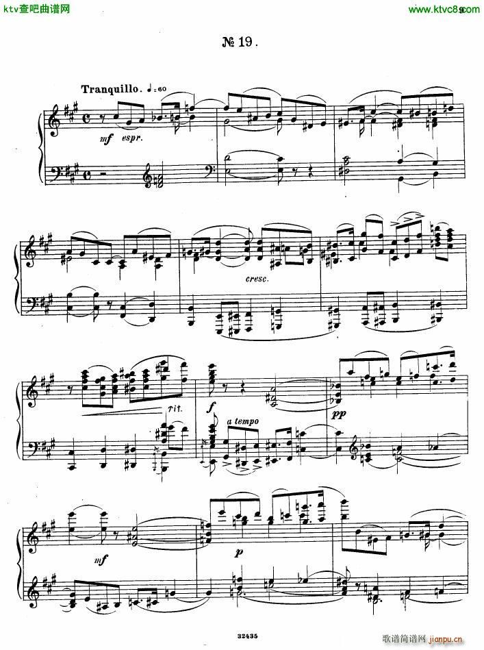 Gliere 25 Preludes op30 Book4(V)8