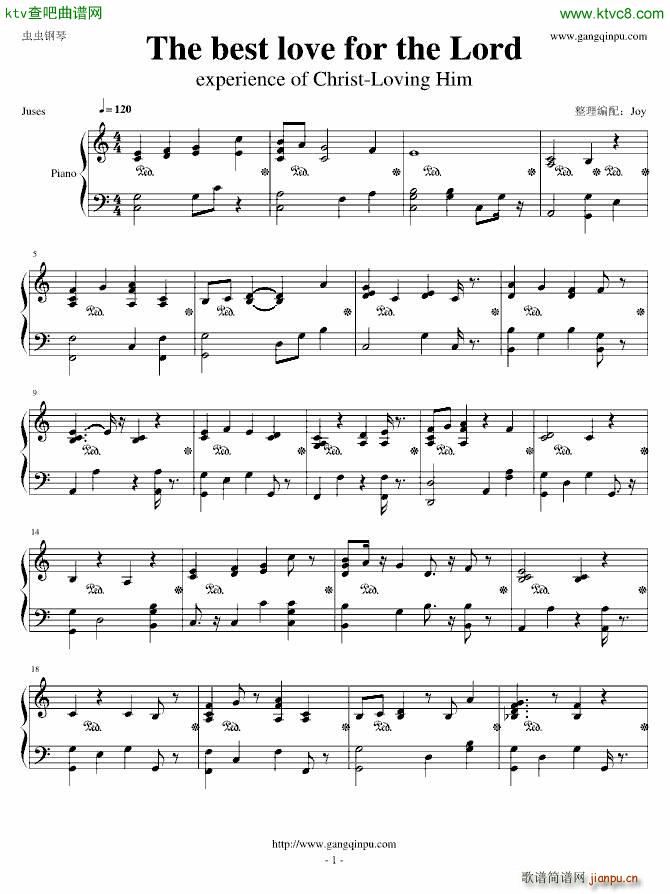 The best love for the Lord(V)1