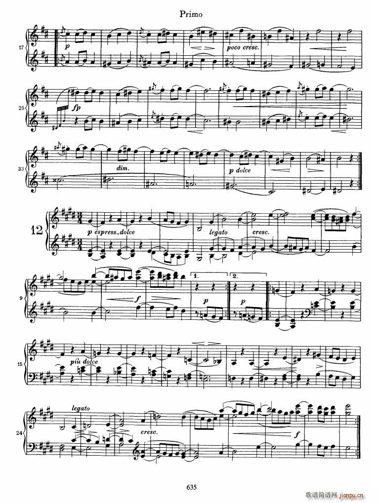 Brahms op 39 Waltzes(V)17