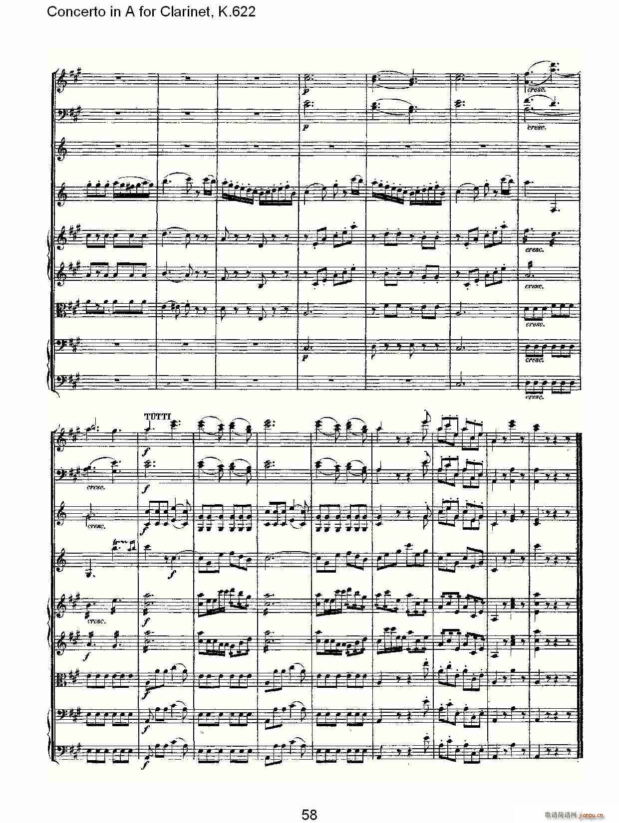Concerto in A for Clarinet, K.622(λɹV)30