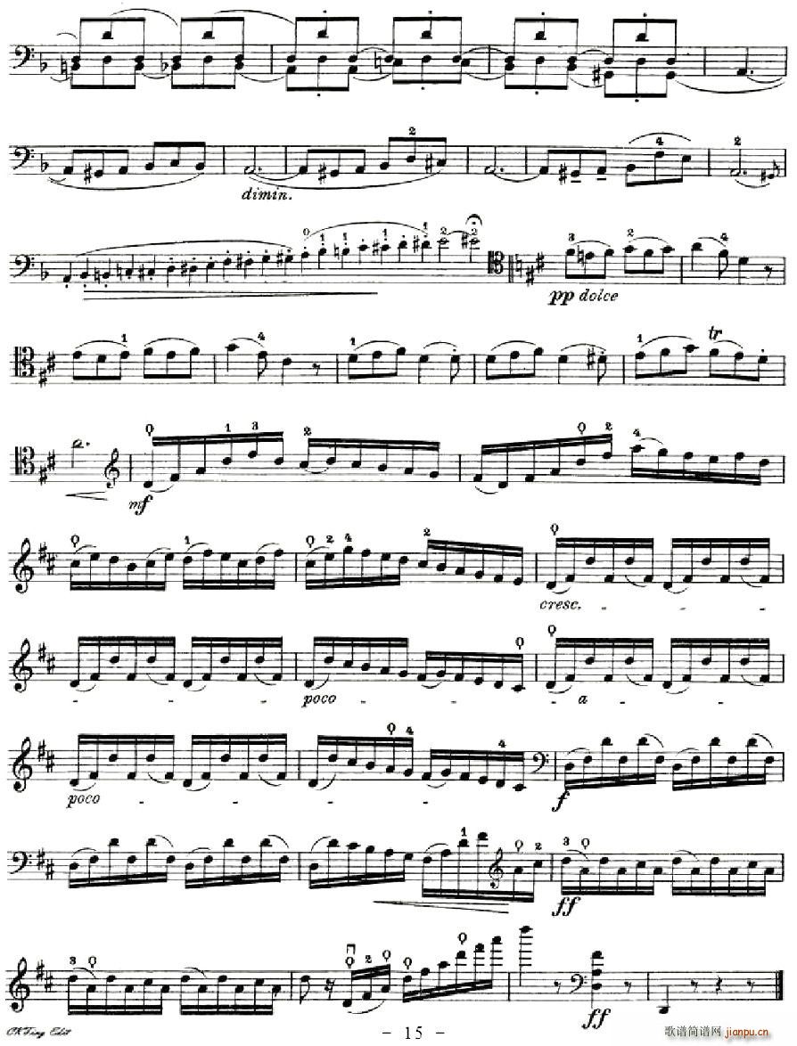 J. Haydn Concerto in D Major(V)15
