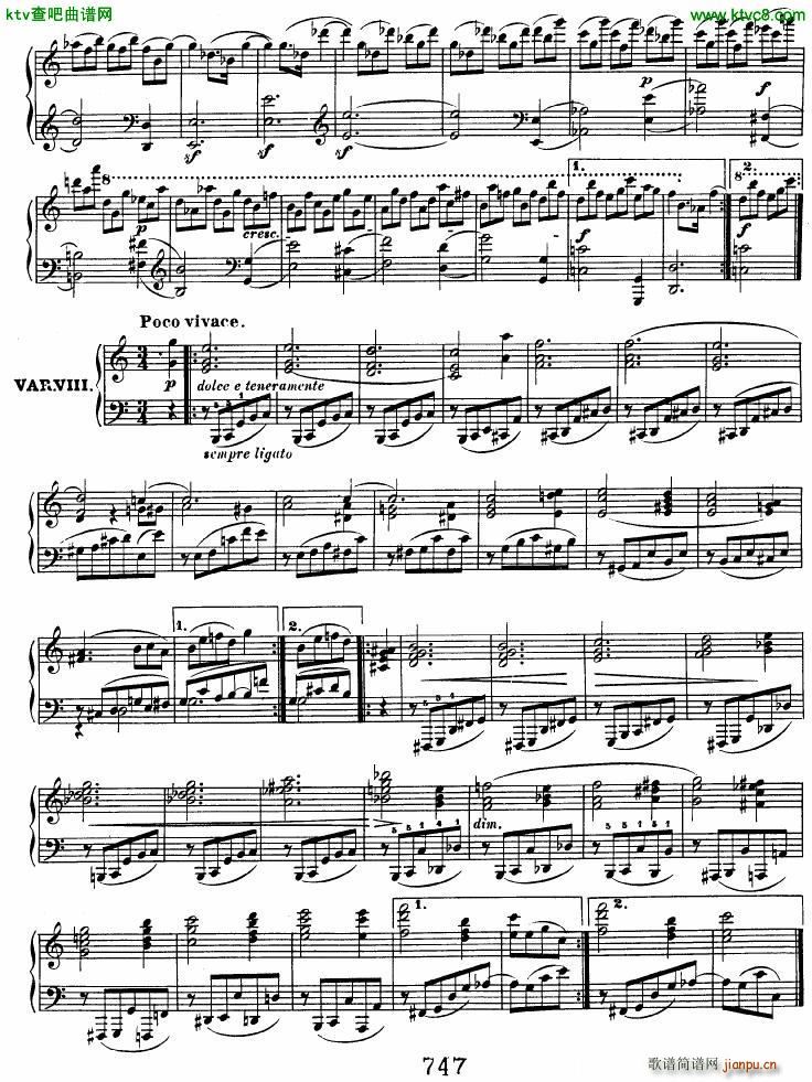 Beethoven op 120 Diabelli Variations(V)7
