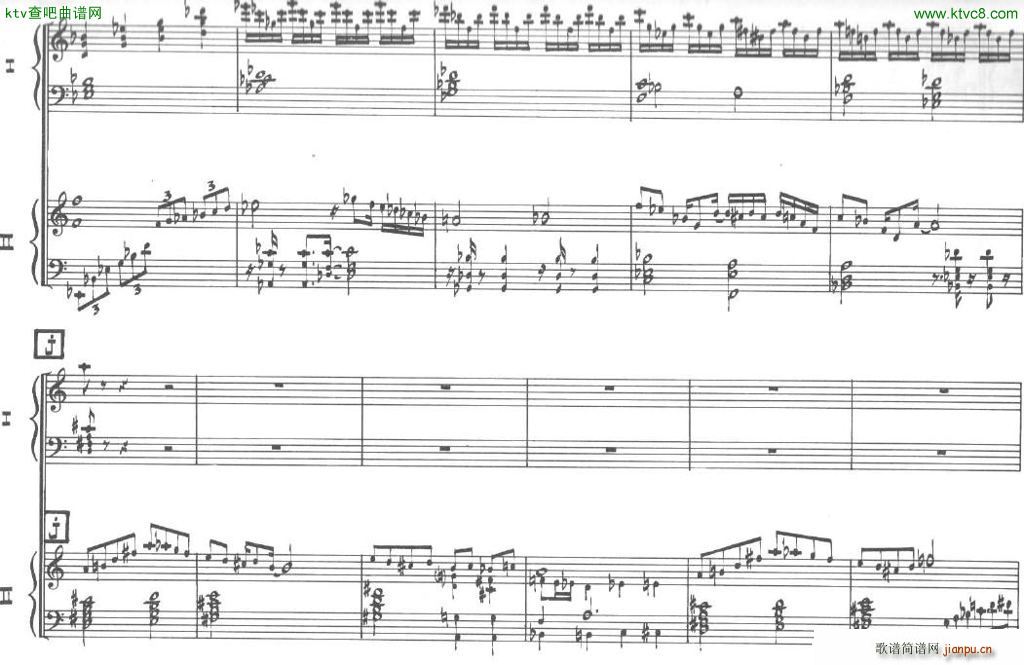 Bolling Sonata for Two Pianist no 2 Part1 1(V)10