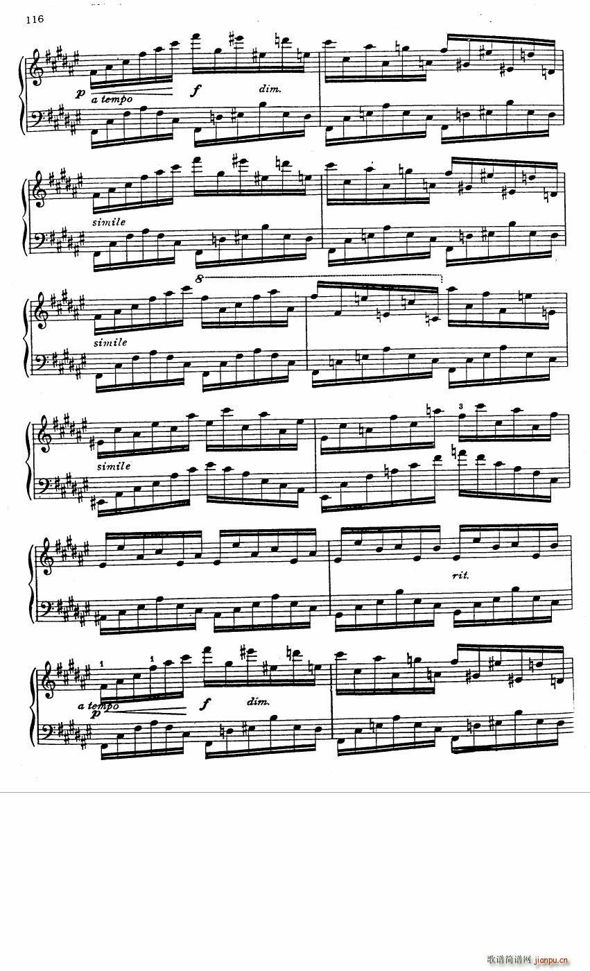 Confrey Concert Etude in F sharp minor 1929(V)1