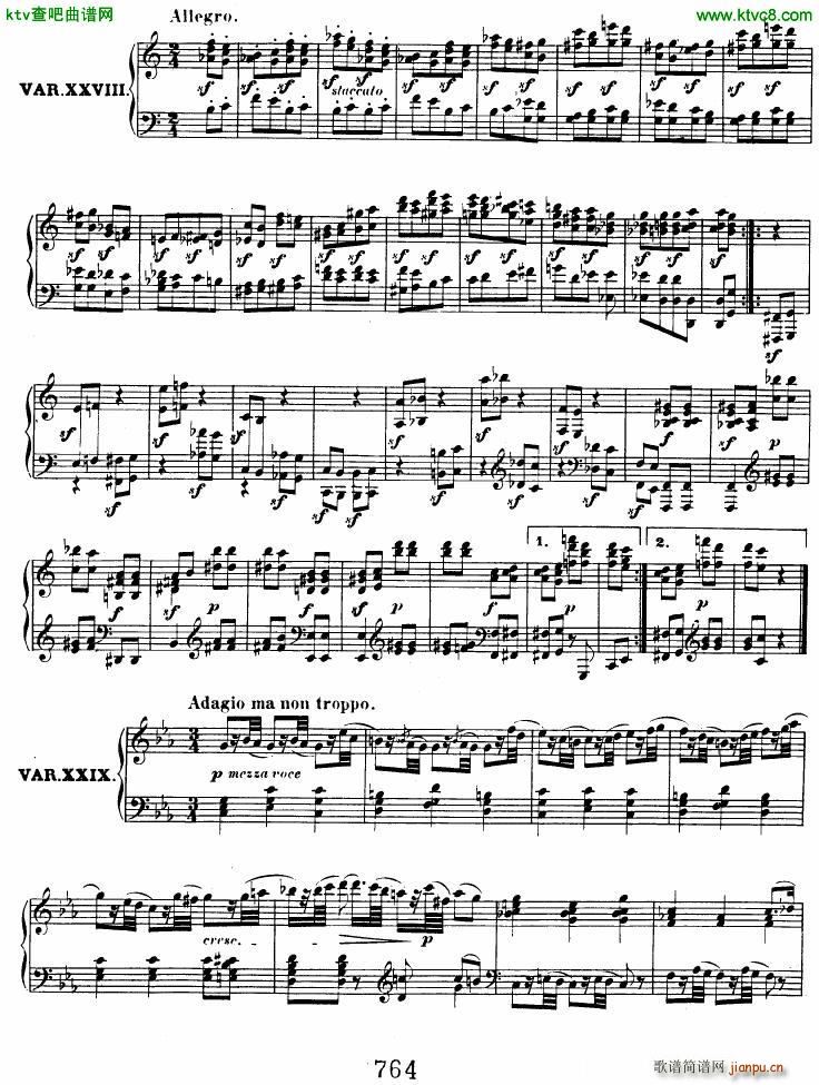 Beethoven op 120 Diabelli Variations(V)24