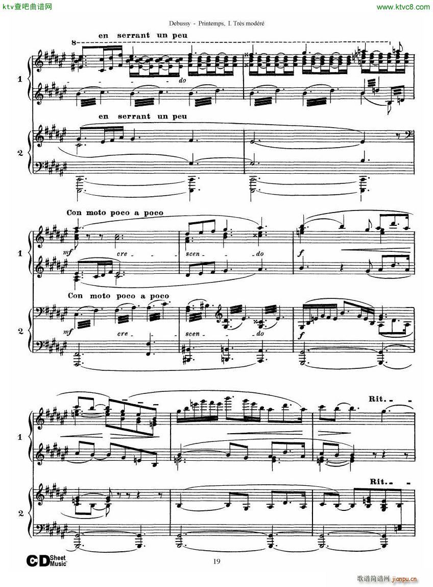 Debussy Printemps I(V)19