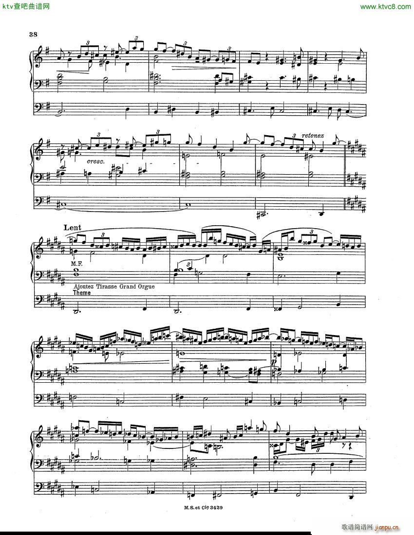 Berthier Paul Variations pour Grand orgue(V)9