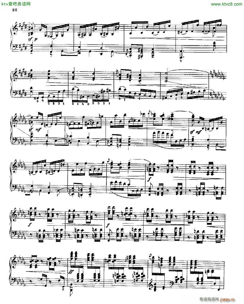 Balakirev Piano Sonata In B Flat Minor(V)31