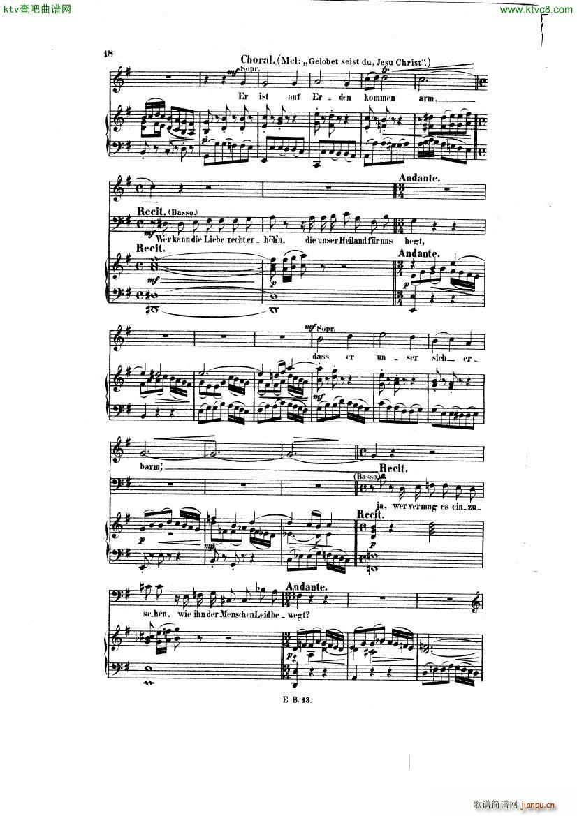 Bach JS BWV 248 Christmas Oratorio No 2 9(V)8