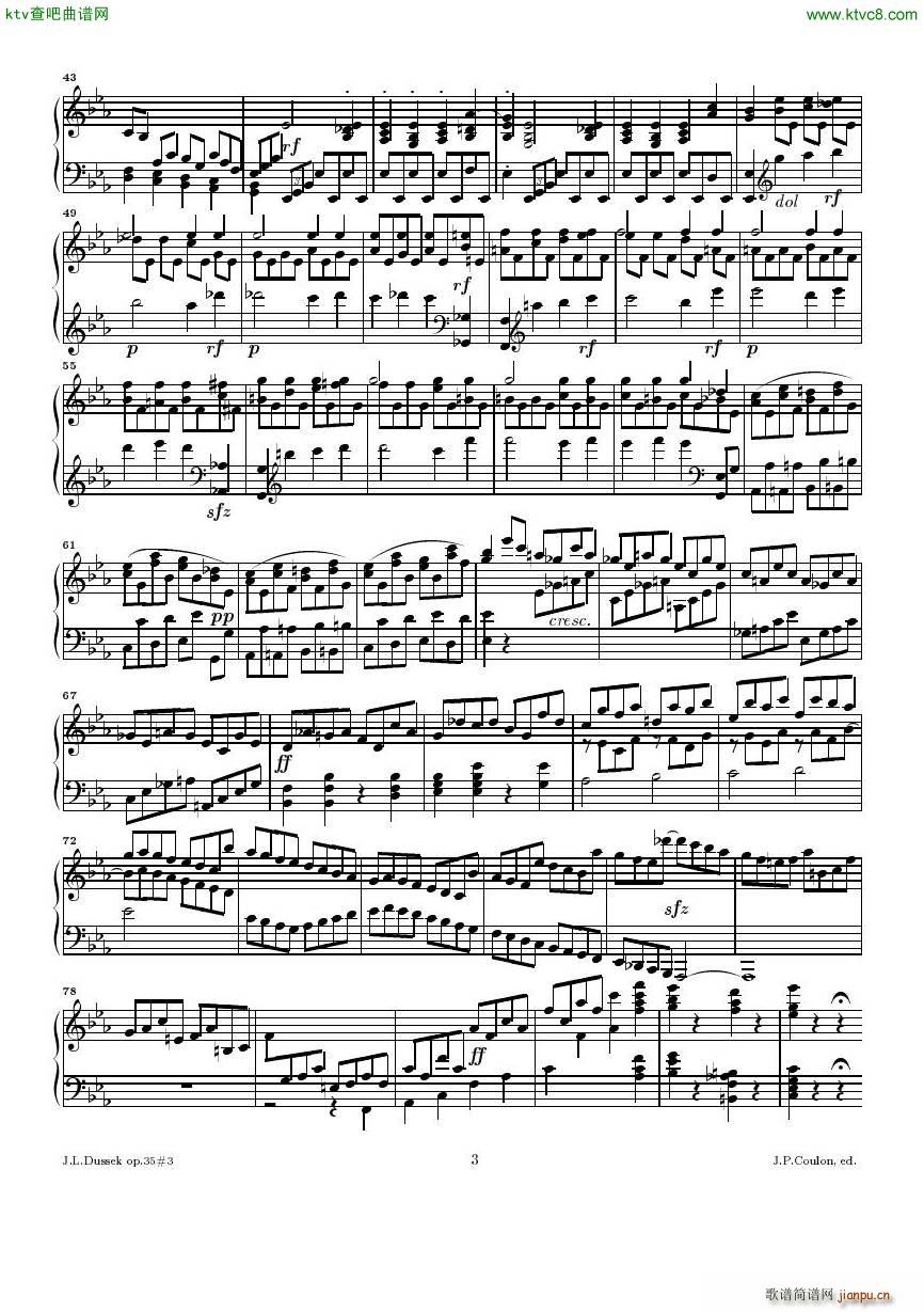 Dussek Sonate No13 op35 No3(V)3