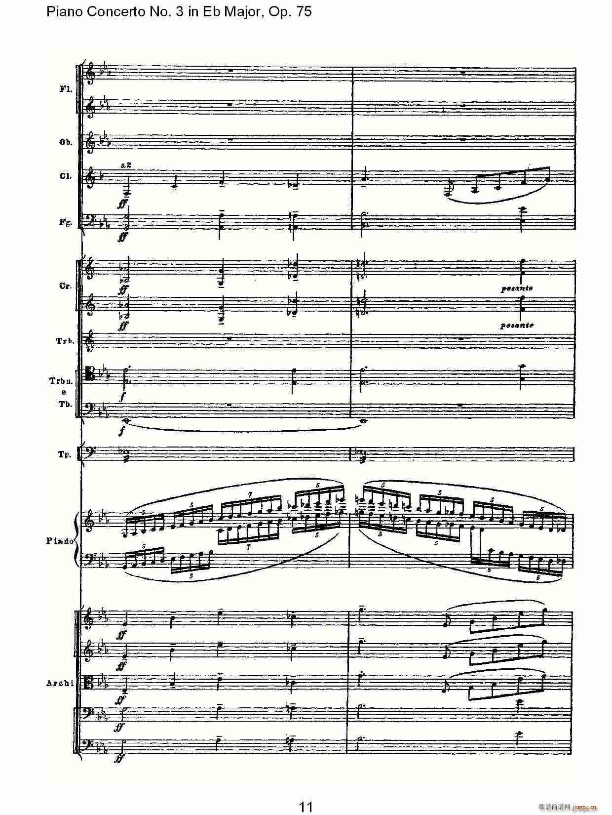 Piano Concerto No.3 in Eb Major,Op.75(V)11