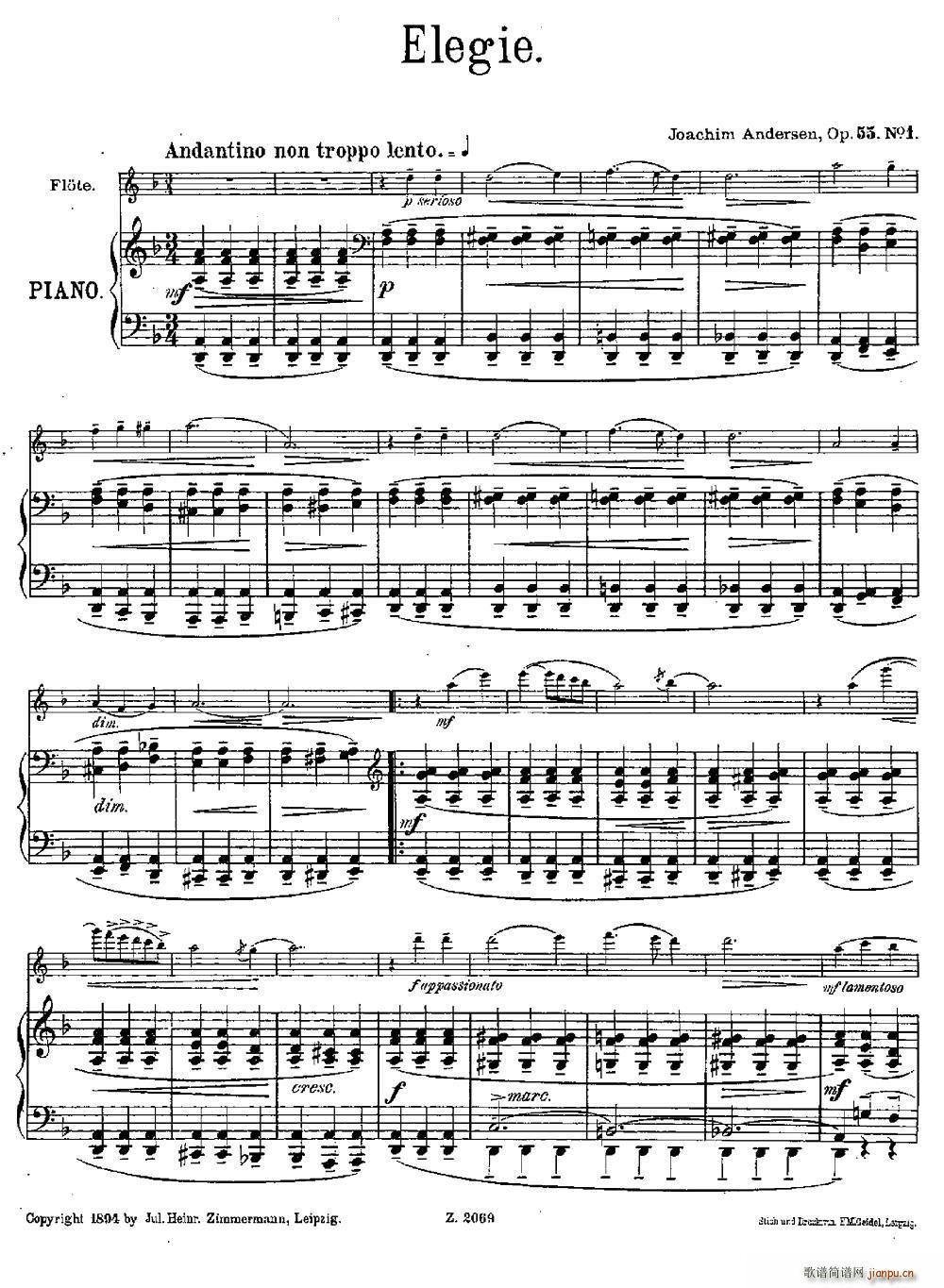 Elegie Op 55 No 1(ѺV)1