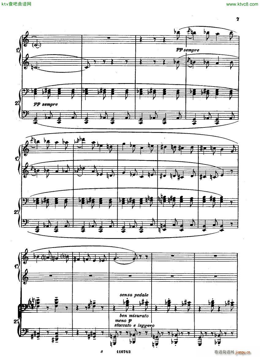 Casella Five Easy Pieces Pupazzetti 4 hands 1915(V)7