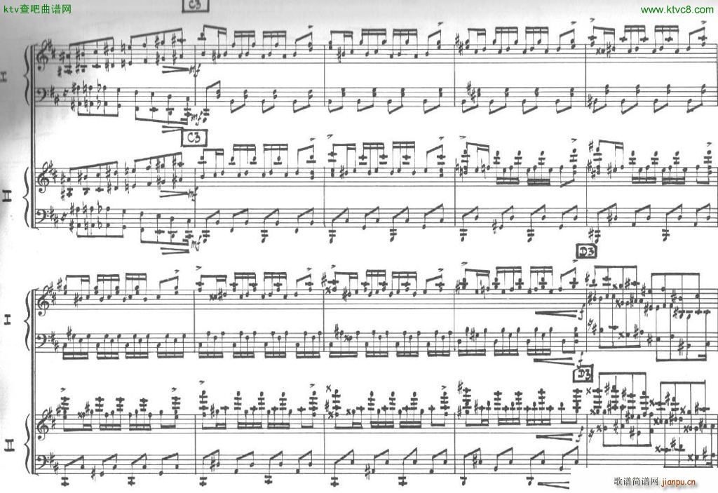 Bolling Sonata for Two Pianist no 2 Part3(V)8