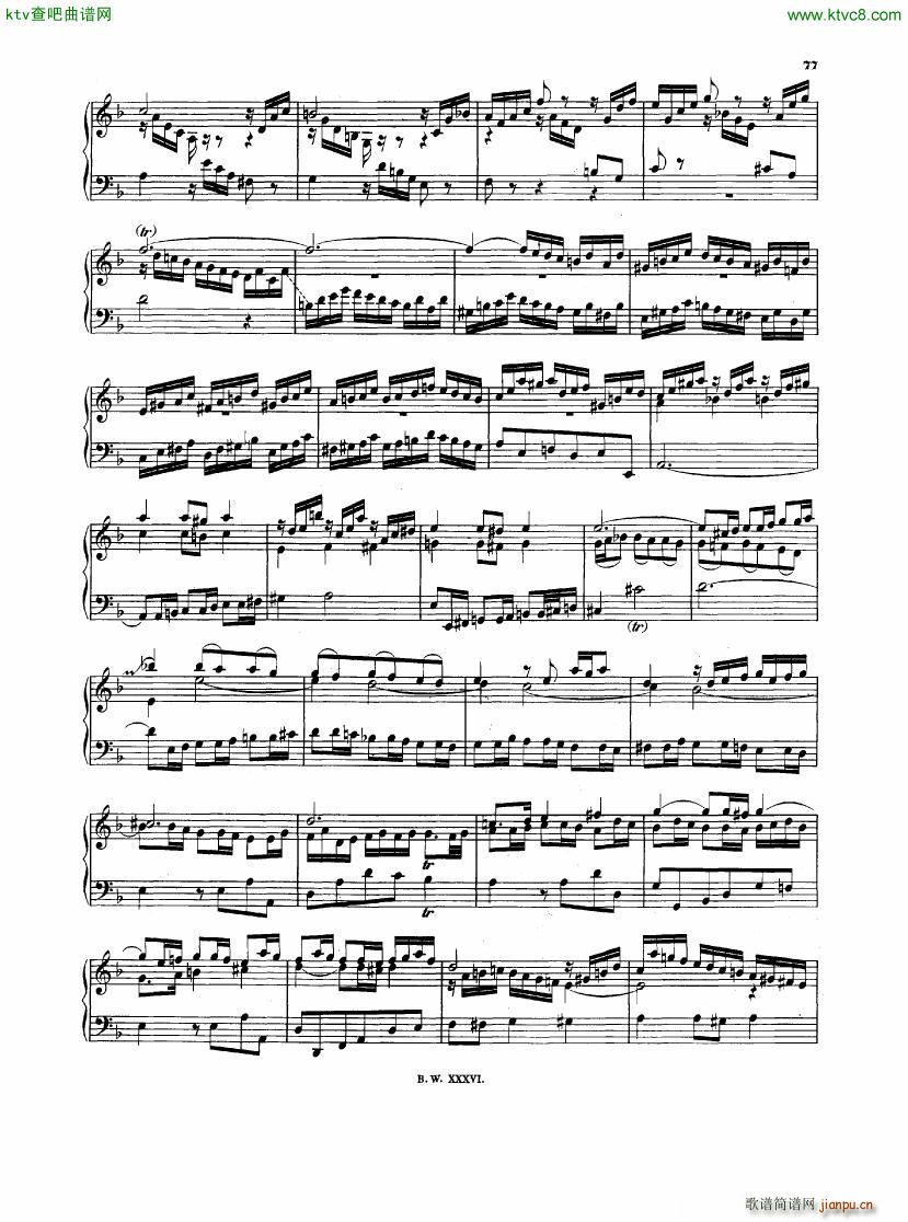 Bach JS BWV 903 Chromatische Fantasie Fuge(V)7