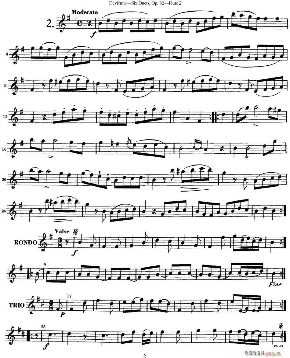 ¾S{LѶСOp 82 Flute 2 NO 2(ѺV)1