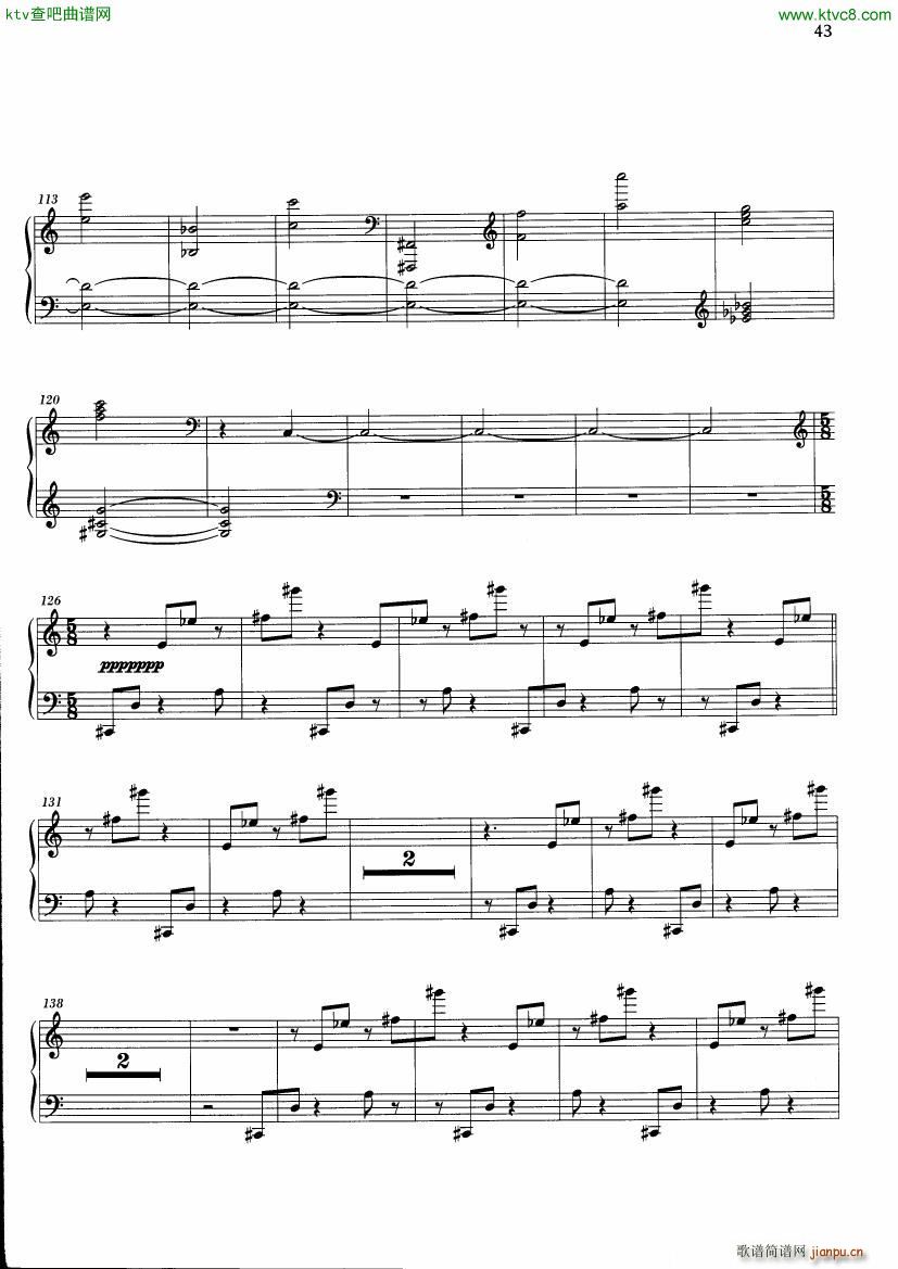 Feldman Nature Pieces for Piano(V)10